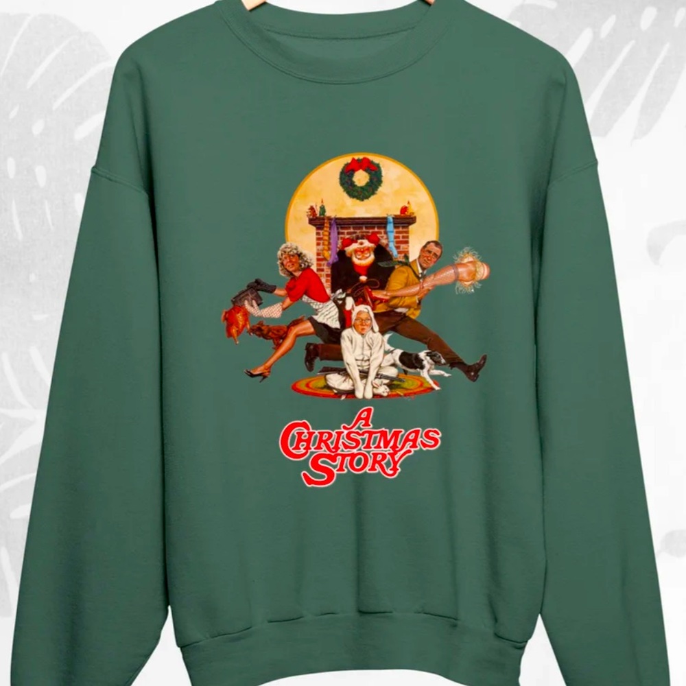 A CHRISTMAS STORY🎄sweatshirt Kentucky “fragile-Must be ITALIAN!” Fits M/L! EUC!